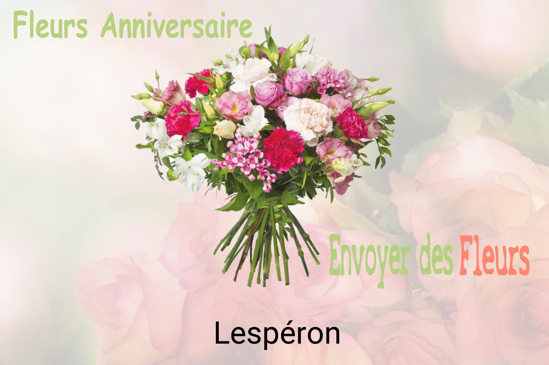 Bouquet de fleurs d’anniversaire livré à Lespéron