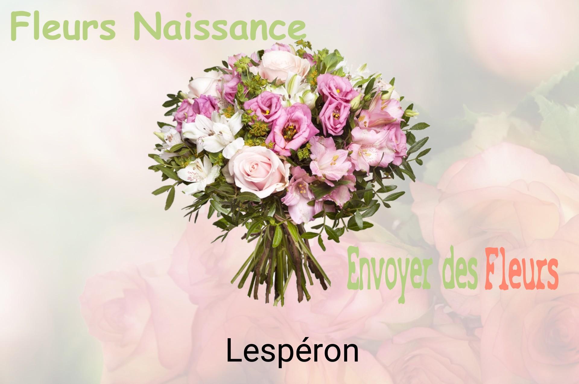 Bouquet de fleurs de naissance livré à Lespéron