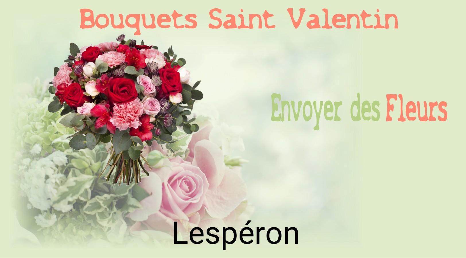 Roses de Saint-Valentin livrées à Lespéron